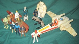Star Wars Lot Land Speeder 1978 Gm Kenner &amp; Figures Luke C3PO R2D2 Obi Wan - £172.91 GBP