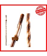 Elegant Handcrafted Twisted Hickory Walking Stick - 58&quot; for Hiking &amp; Sta... - $1,485.41 MXN