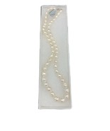 NWT In Box Graduated Strand Cultured Pearl Necklace 18&quot; Sterling Silver ... - £49.71 GBP
