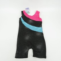 Fashion Girls Black Pink Blue 1 Piece Short Outfit Size 140 (8-10) NWT - $12.87