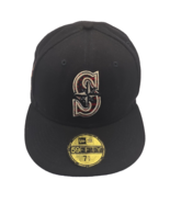 New Era Seattle Mariners 59fifty fitted baseball hat cap SEA USA 7 5/8 - $22.01 CAD