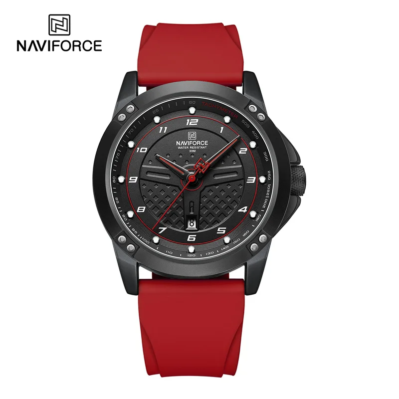      Men&#39;s Quartz Wristwatch Silicone Strap Waterproof Sports Luxury Business Ma - £26.46 GBP