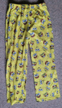Kids Spongebob Square Pants Pajama Bottoms Size M(7-8) Cute Bedtime Cartoon Nice - £7.85 GBP