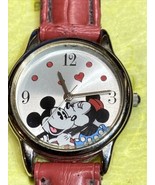 Disney Mickey &amp; Minnie in Love Watch NEW BATTERY - $16.43 CAD