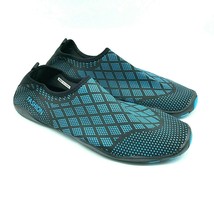 Fashion Mens Water Shoes Slip On Fabric Lightweight Blue Black US Size 11 - £15.36 GBP