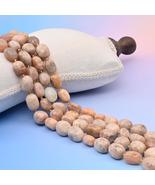 Natural Sunstone Oval Gemstone Beads, Size 10-17mm Orange Nugget Beads, ... - $15.00+