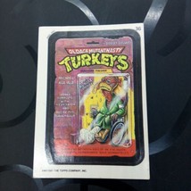 1991 Wacky Packages Old Age Mutant Nasty Turkeys Sticker #36 - £1.76 GBP
