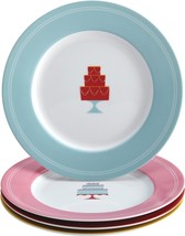 Cake Boss Devoted to Desserts 4 Piece  Dessert Plate Set ~NEW in box~ - $643.64 MXN
