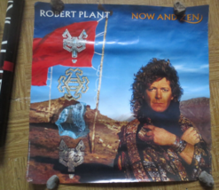 Vintage Robert Plant Now and Zen Record Store Advertising Poster - £7.32 GBP