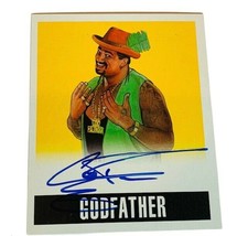 WWF Pro Wrestling Autograph On Card WWE Auto 2014 Leaf Godfather Papa Shango /99 - £50.99 GBP