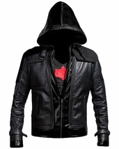 New Batman Arkham Knight Game Red Hood Leather Jacket &amp; Vest Costume -BNWT - £77.69 GBP