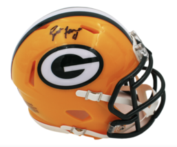 Brett Favre Autographed Green Bay Packers Mini Speed Helmet Radtke - £317.87 GBP