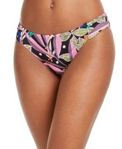 bar III Womens Hidden Jungle Printed Hipster Bikini Bottoms Size Medium - £31.61 GBP