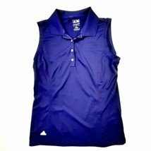 Adidas Puremotion Women&#39;s Activewear Polo Top Size M Purple TI8 - $8.90