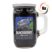 6x Mugs Blackburn's Blackberry Fat Free Jelly Mugs | 18oz | Easy To Spread - £28.24 GBP