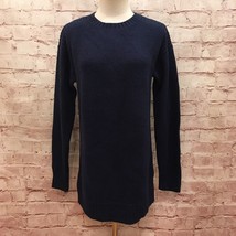 a.n.a. A New Approach Womens XS Navy Blue Tunic Sweater Crewneck Long Sl... - £18.72 GBP