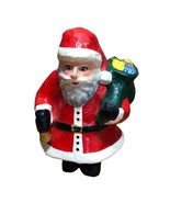 Papermache Santa Father Christmas Decoration Holiday Figurine 10&quot; Philip... - £23.54 GBP