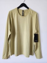 NWT LULULEMON AGLD/DWGN Yellow Green Metal Vent Tech LS 2.0 Top Shirt Me... - $92.14