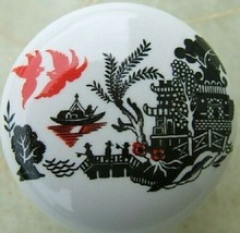 Cabinet Knobs Knob Black &amp; Red Willow Misc - £4.06 GBP