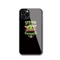 Star Wars Baby Yoda Design 13, Tempered Glass Apple iPhone Cases - 13 12 11 X XR - £17.53 GBP