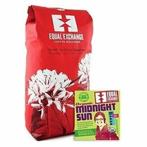 Equal Exchange Organic Coffee Midnight Sun Whole Bean , 5 POUNDS - $84.45
