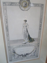 L&#39;impératrice En Petit Costume Antique Print Framed - £473.41 GBP