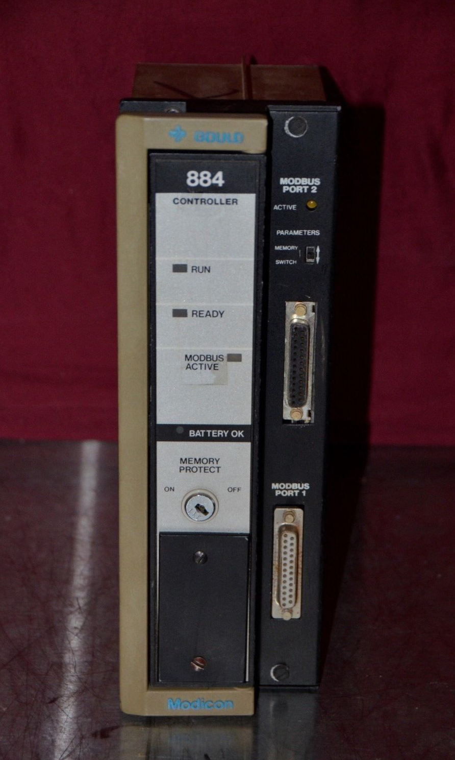 GOULD MODICON AS-884A-211 884 CONTROLLER / 30 DAY GUARANTEE - $292.50
