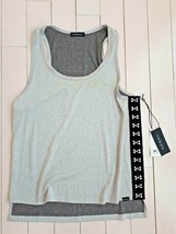 KORAL Activewear Light Grey Allure Marle Tank Top Moonwalk Grey * Sample * - £64.22 GBP