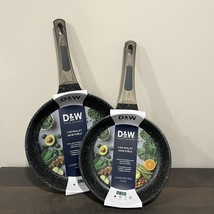Deane And White D&amp;W 2-piece Cookware Set 11&quot; &amp; 9.5&quot; Skillet Nonstick Frying Pans - £75.93 GBP
