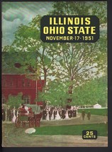 Ohio State Vs. ILLINOIS-1951-COLLEGE Football Program - £75.60 GBP