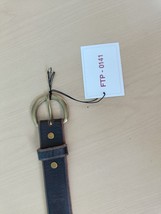 Double Rl Terrance Tumbled Leather Belt $248 Free Worldwide Shipping (0141) - £143.88 GBP