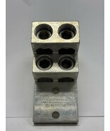 Ilsco PB4-600 Aluminum Power Distribution Block 4 Ports 600 MCM 760A Rated - $828.33 MXN