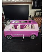 Vintage 2002 Mattel BARBIE Pink Volkswagen MicroBus Van - Horn Works!! - $175.00
