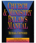 Michael Chitwood Book Church and &amp; Ministry Bylaws Manual Book New Educa... - $834.46 MXN