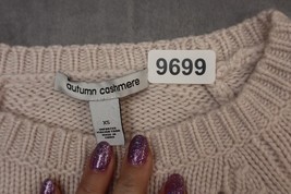 Autumn Cashmere Sweater Womens XS Beige Blush Lightweight Casual Crewneck - £31.83 GBP