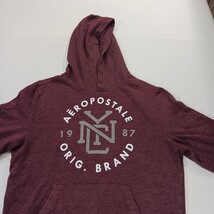 Aeropostale Original Brand RN#121726 Women’s Red Hoodie Pullover Sweatshirt XL  image 13