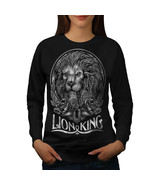 Beast Animal Lion King Jumper  Women Sweatshirt - £14.91 GBP