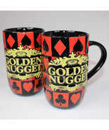 Rare Golden Nugget Black Red And Yellow Suits Large Ceramic Coffee Mug T... - $19.01