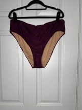 J.Crew NWT Women&#39;s Purple High Waisted Bikini Bottom Size XXL - $12.99