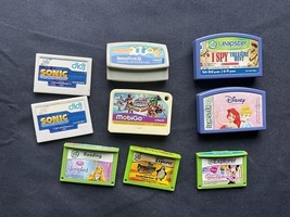 Assorted Lot Of 9 Leap Frog V Tech Game Cartridges UNTESTED - $19.99
