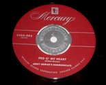 Jerry Murad Peg O&#39; My Heart Harmonica Boogie 45 Rpm Record Mercury 5365 - $14.99