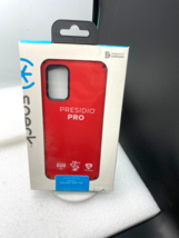 Samsung Galaxy S20+ 5G Case (Speck Presidio Pro) - 13ft Drop Protection (Red) - $1.99