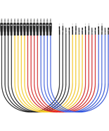 Banana Plug Jumper Wires Kit, 16Pcs 4Mm Stackable Breadboard Jumper Test... - $488.69 MXN