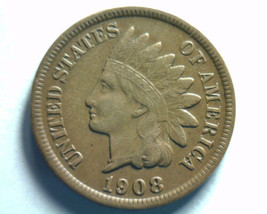 1908-S Indian Cent Penny Very Fine /EXTRA Fine+ VF/XF+ Very FINE/EXTREMELY Fine+ - £146.17 GBP