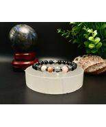 Motherhood Gemstone Bracelet: Rose Quartz, Moonstone &amp; Sunstone - $30.96