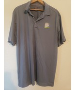 NIKE GOLF Dri-Fit Short Sleeve Polo Shirt Gray Sz L summit flooring supp... - $11.90 CAD