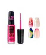 KISS NY PRECISION BRUSH NAIL ART LINER FOR FINE DETAILING #NAL11 NEON PINK - $3.59 CAD