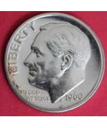 1960 Silver Proof Roosevelt Dime Exact Coin Shown  OCE 04 - $19.53 CAD
