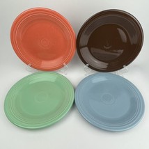 Fiesta Dinner Plate 10 1/2” Inch Set Of 4 Multi Color (Persimmon, Periwinkle,++) - £45.86 GBP