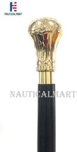 NauticalMart Replica of Bat Masterson Brass Knob Handle Walking Cane - £110.70 GBP